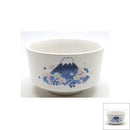 dia.11.7cm 7.5cm Floral Fuji Matcha Bowl 