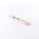 Stainless Steel Dessert Fork with Wooden Handle 13.6cm