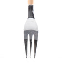 Stainless Steel Dessert Fork with Wooden Handle 9.6cm