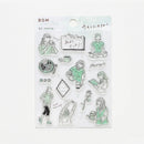 BGM For Putting On Stamp Base Women & Morning Activity Clear Stamps 