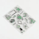 BGM For Putting On Stamp Base Women & Morning Activity Clear Stamps 
