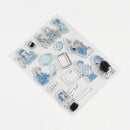 BGM For Putting on Stamp Base Women & Office Sheet Clear Stamps