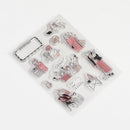 BGM For Putting on Stamp Base Women on Weekend Sheet Clear Stamps