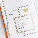 BGM Heart Washi Masking Tape BM-LSG077