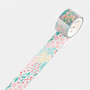 BGM Clear Tape Flower Colorful