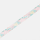 BGM Clear Tape Flower Colorful