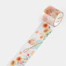 BGM Sunflower Cat Washi Masking Tape