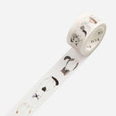 BGM Sitting Cat Foil Stamping Washi Masking Tape BM-LGCD043