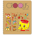 Fueki Fueki Kun Spiral Blank Notebook (80 Pages) 6896