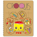 Fueki Fueki Kun Spiral Blank Notebook (80 Pages) 6919