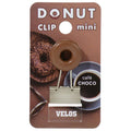 Velos Binder Clip Donut Clip Mini Chocolate Chocolate