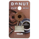 Velos Binder Clip Donut Clip Mini Chocolate Chocolate