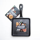 Cast Iron Cookware 5-inch Square Fry Pan
