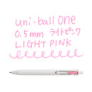Uni Uni-Ball One Gel Ink Ballpoint Pen 0.5 Light Pink