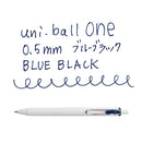 Uni Uni-Ball One Gel Ink Ballpoint Pen 0.5 Blue Black