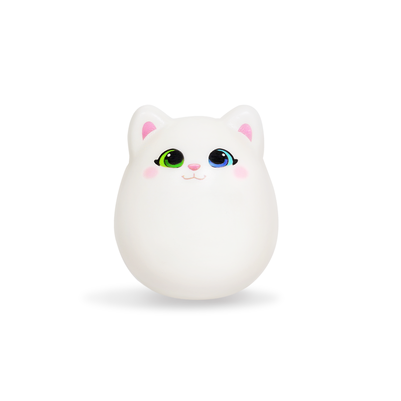 PAWSUM Cat Squeeze Toy White Cat