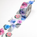 Round Top Washi Masking Tape Insomnia Design Iroarare Colorful