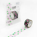 Round Top Washi Masking Tape Clear Washi Masking Tape Butterfly Sakuramochi