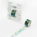 Round Top Washi Masking Tape Clear Washi Masking Tape Butterfly Floral