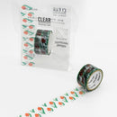Round Top Washi Masking Tape Clear Washi Masking Tape Flower Decoration Flower Decoration