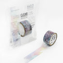 Round Top Washi Masking Tape Clear Washi Masking Tape Flower Decoration Doze