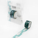 Round Top Washi Masking Tape Clear Washi Masking Tape Flower Decoration Over The Clouds