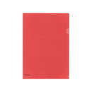 Lihit Lab A4 Clear File Folder Red