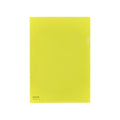Lihit Lab A4 Clear File Folder Yellow