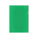 Lihit Lab A4 Clear File Folder Green