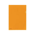 Lihit Lab A4 Clear File Folder Orange