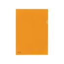 Lihit Lab A4 Clear File Folder Orange
