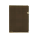 Lihit Lab A4 Clear File Folder Tea