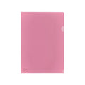 Lihit Lab A4 Clear File Folder Crystal Pink
