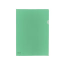 Lihit Lab A4 Clear File Folder Crystal Green