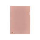 Lihit Lab A4 Clear File Folder Rose Pink