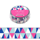 World Craft Glittery Triangles Washi Masking Tape KRMT15-055