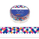 World Craft Glittery Cube Washi Masking Tape KRMT15-056