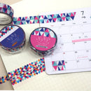 World Craft Glittery Cube Washi Masking Tape KRMT15-056