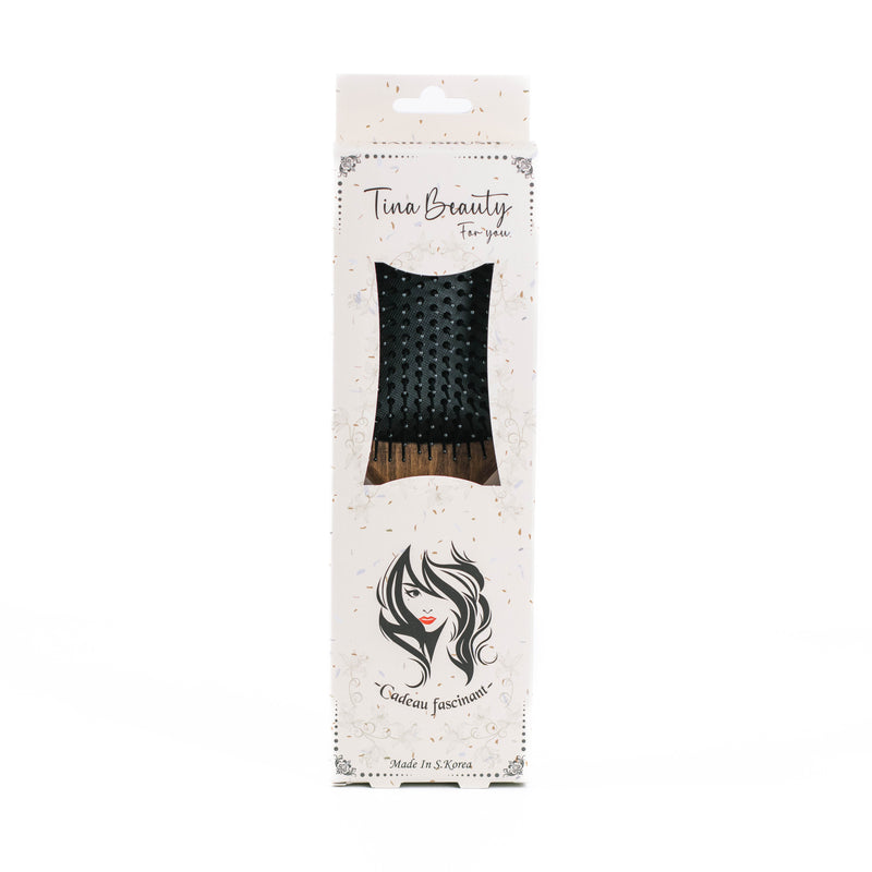 Tina Beauty Classic Wooden Paddle Hair Brush