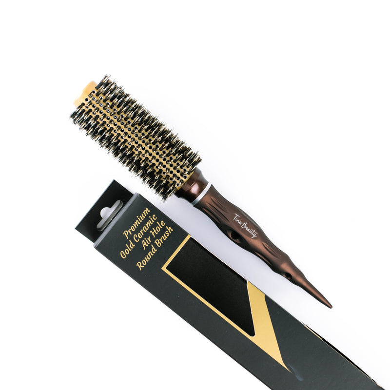Tina Beauty Premium Gold Ceramic Air Hole Round Brush