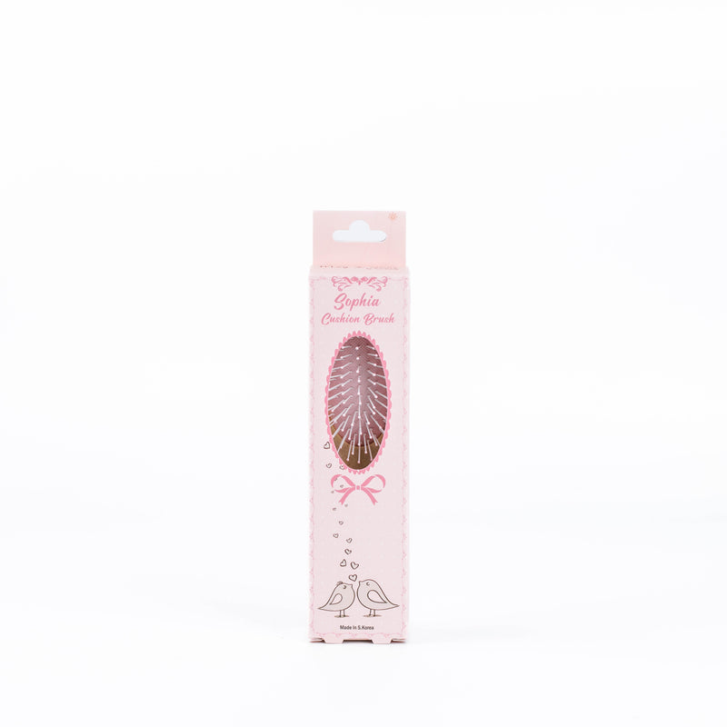 Tina Beauty Wood Texture Oval Cushion Brush Wet Detangler