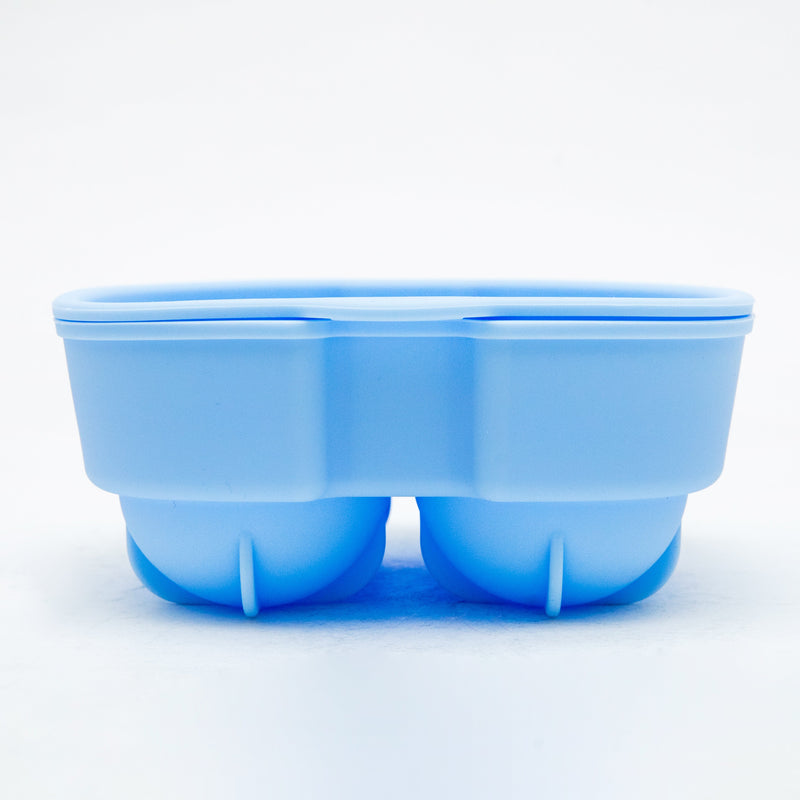Silicone Ice Tray (4 ball) Sky blue