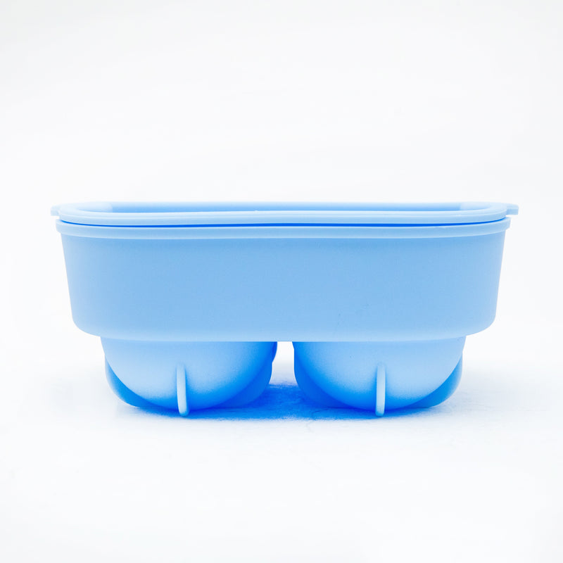 Silicone Ice Tray (4 ball) Sky blue