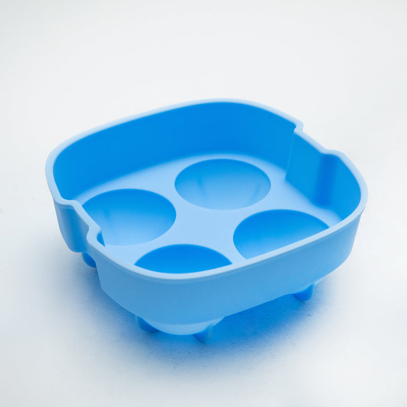 Silicone Ice Tray (4 ball) Sky blue
