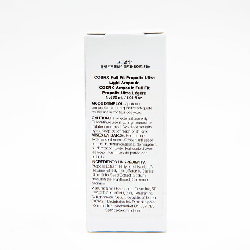 COSRX Full Fit Propolis Ultra Light Ampoule 30ml