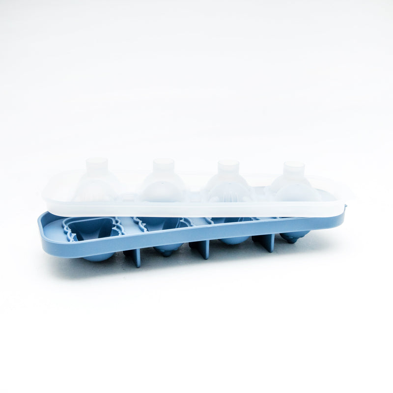 Silicone Bear&Cat Ice Tray Dark Blue