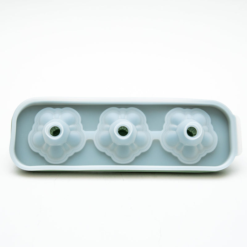 Silicone Flower Ice Tray Sage Green