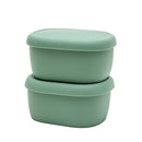 Silicone Airtight Container S 2P Dark Green