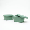 Silipot Silicone Airtight Container S 2P Dark Green