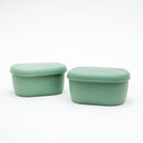 Silipot Silicone Airtight Container S 2P Dark Green